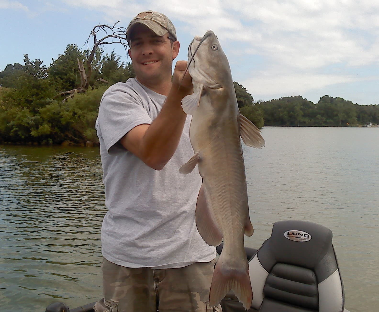 Catfish caught on a Minnesota Guide Service trip