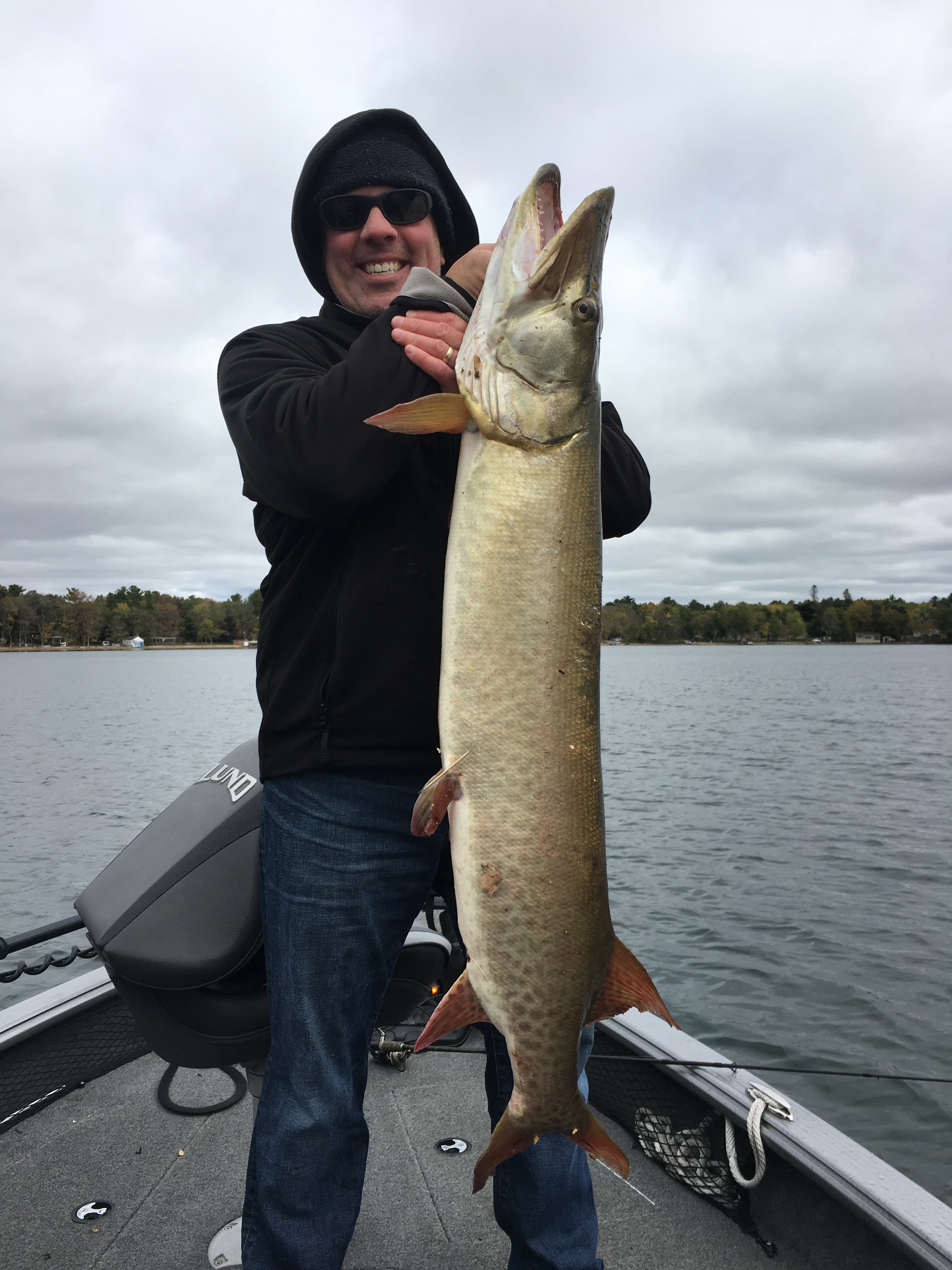 Musky caught on a Minnesota Guide Service trip