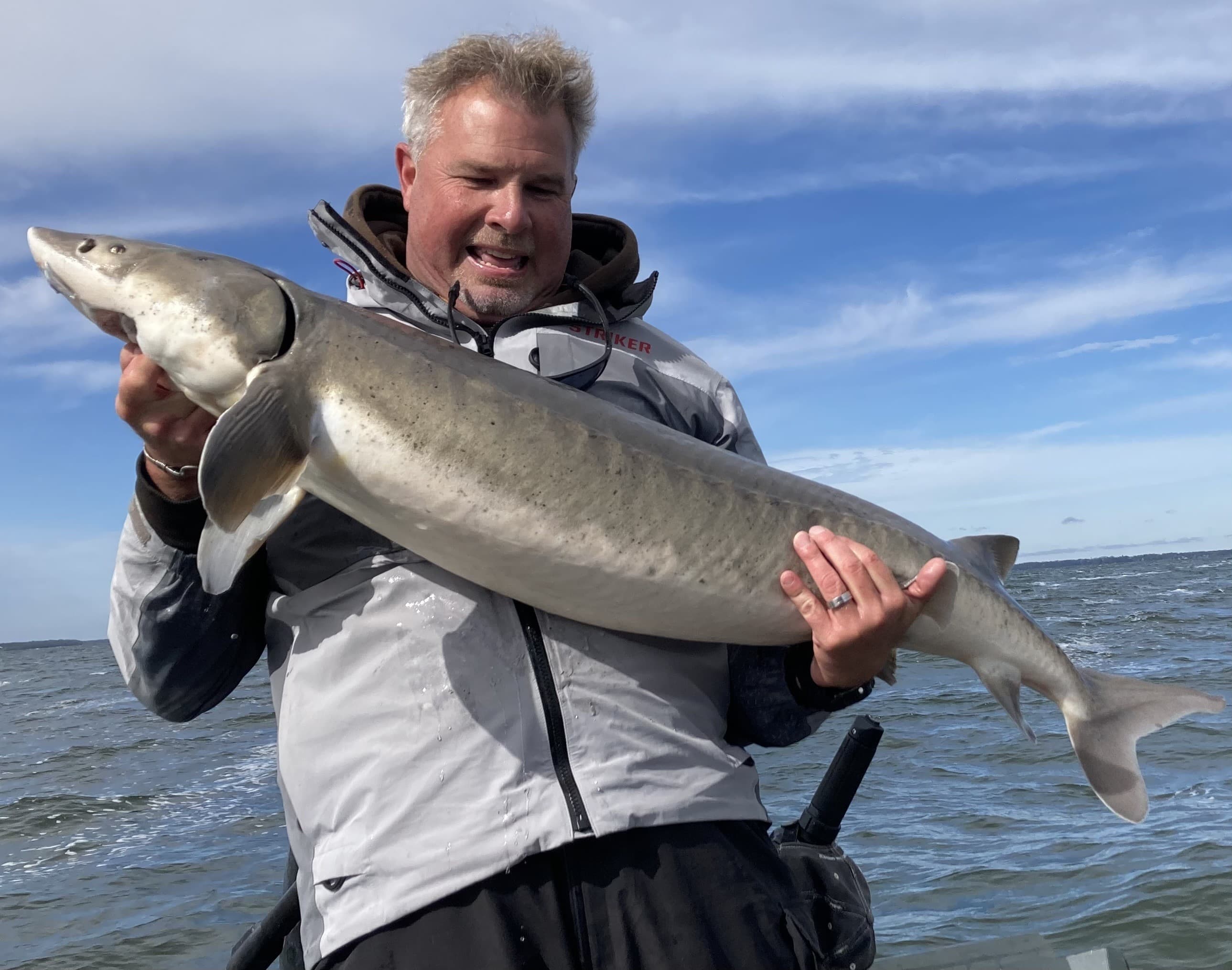 Sturgeon caught on a Minnesota Guide Service trip