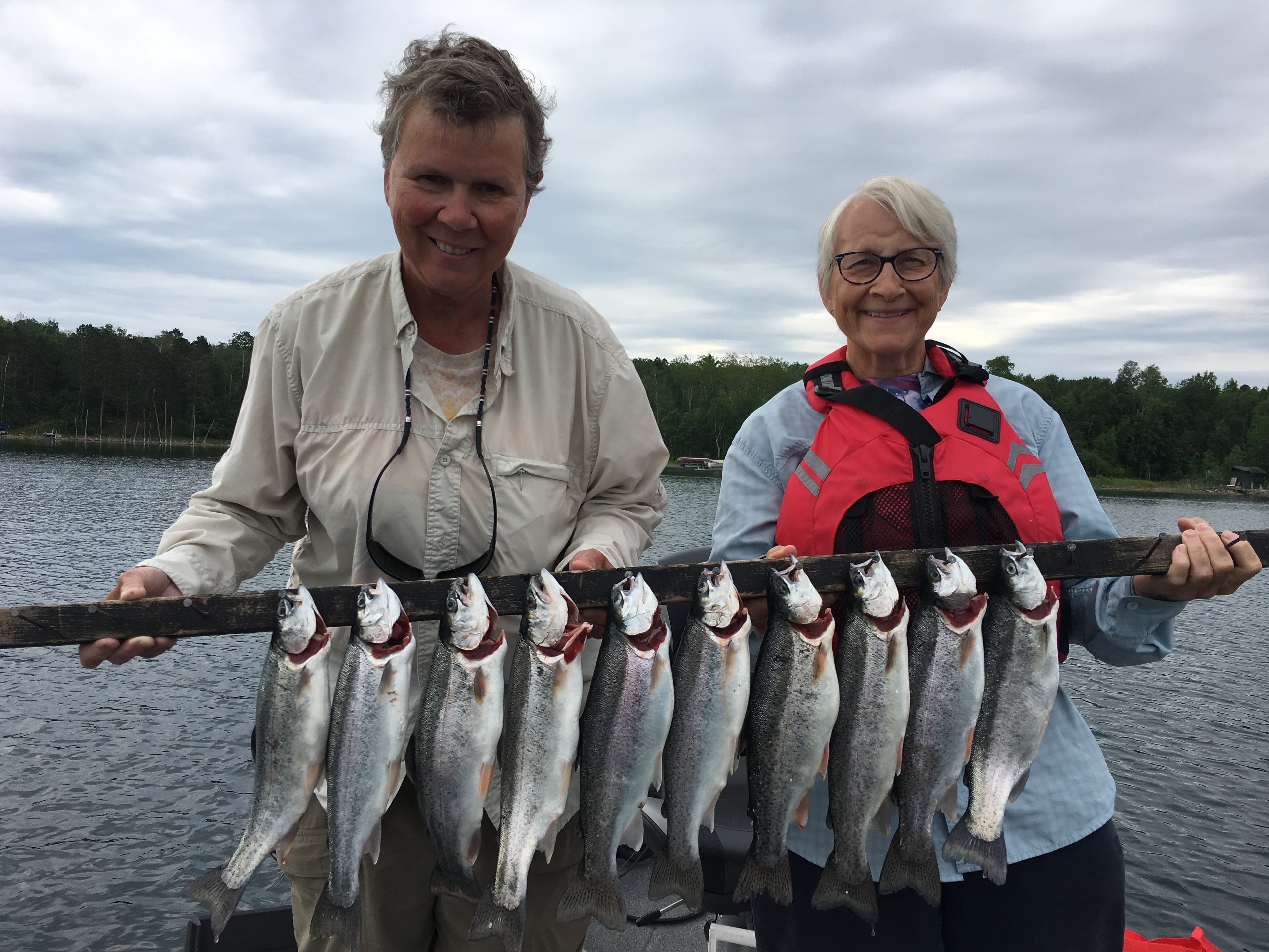 Rainbow Trout caught on a Minnesota Guide Service trip