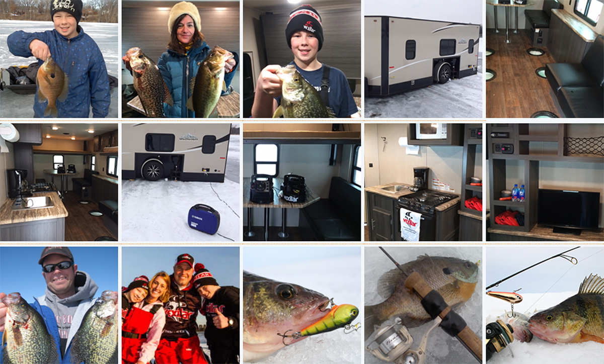 Ice Fishing Collage