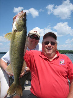 Gull Lake Walleye Fishing with Minnesota Guide Service